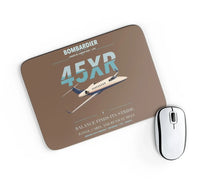 Thumbnail for Bombardier Learjet 45XR design on brown rectangle mouse pad