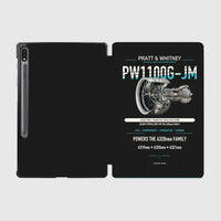 Thumbnail for PW1100G-JM design on black samsung tablet tablet case