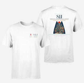 Double-Side Printing — Sarajevo International Airport (SJJ) Double-Side T-Shirt