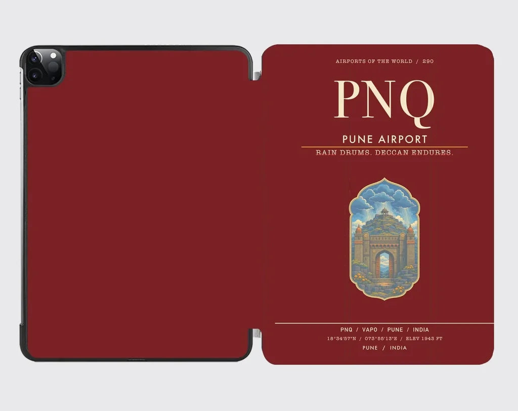 Pune Airport PNQ - Dark Red