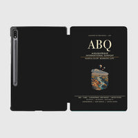 Thumbnail for Albuquerque International Sunport (ABQ) design on black samsung tablet tablet case