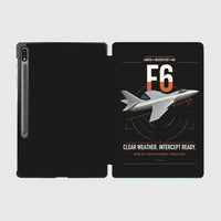 Thumbnail for Hawker Hunter F6 design on black samsung tablet tablet case