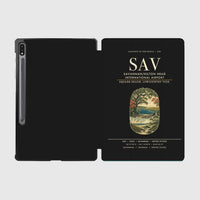 Thumbnail for Savannah-Hilton Head International Airport (SAV) design on black samsung tablet tablet case