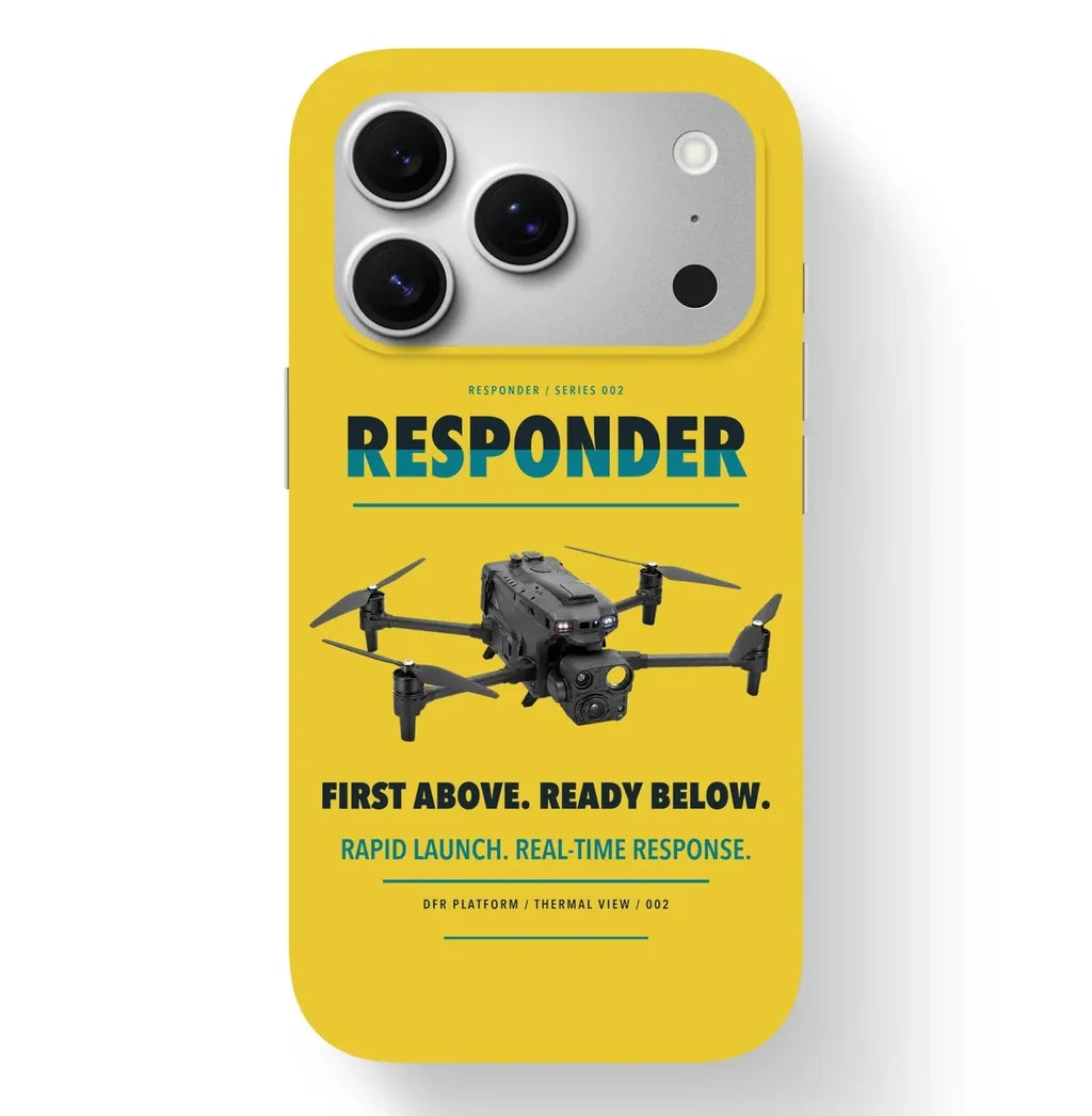 BRINC Responder Case design on yellow iphone case