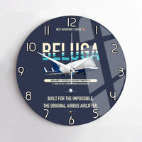 Thumbnail for Airbus A300-600ST BelugaST design on navy blue no frame wall clock