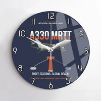 Thumbnail for Airbus A330 MRTT design on navy blue no frame wall clock