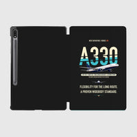 Thumbnail for Airbus A330-200 design on black samsung tablet tablet case