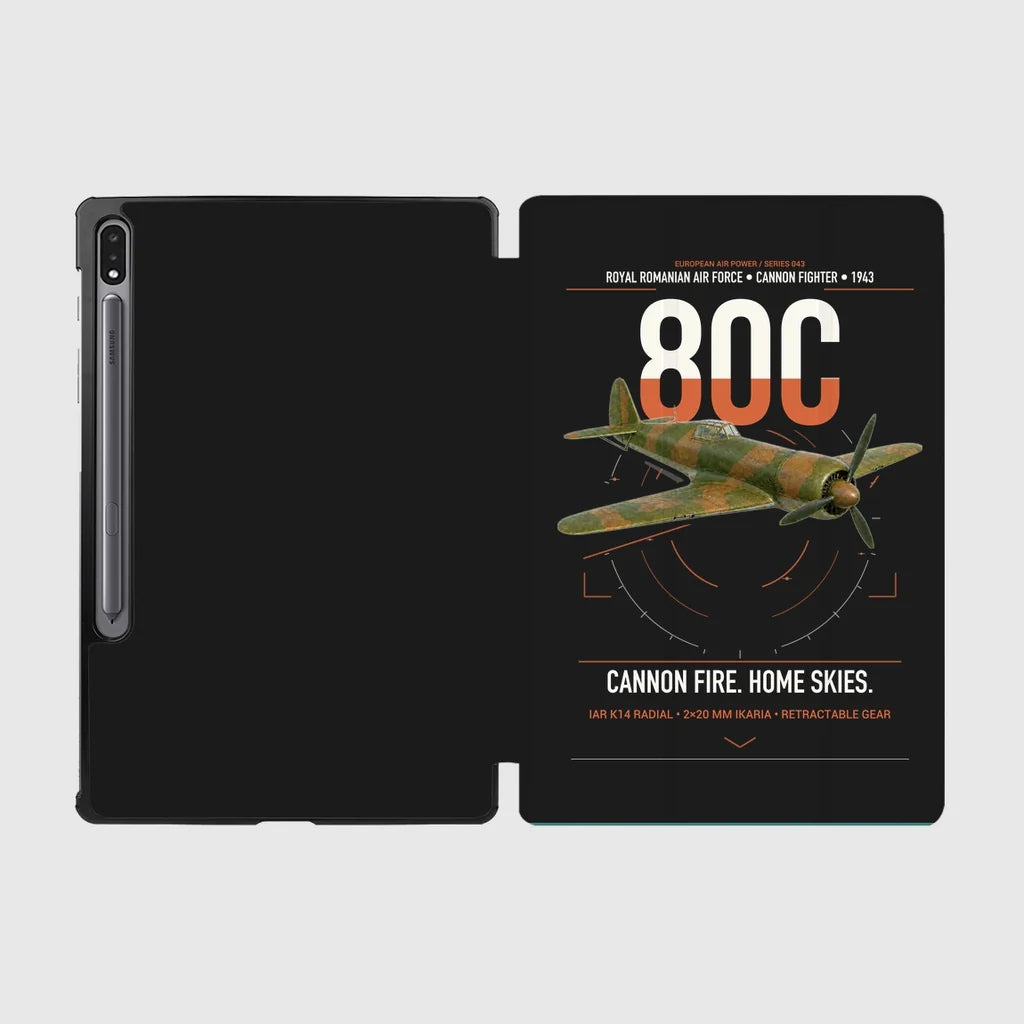 IAR 80C design on black samsung tablet tablet case