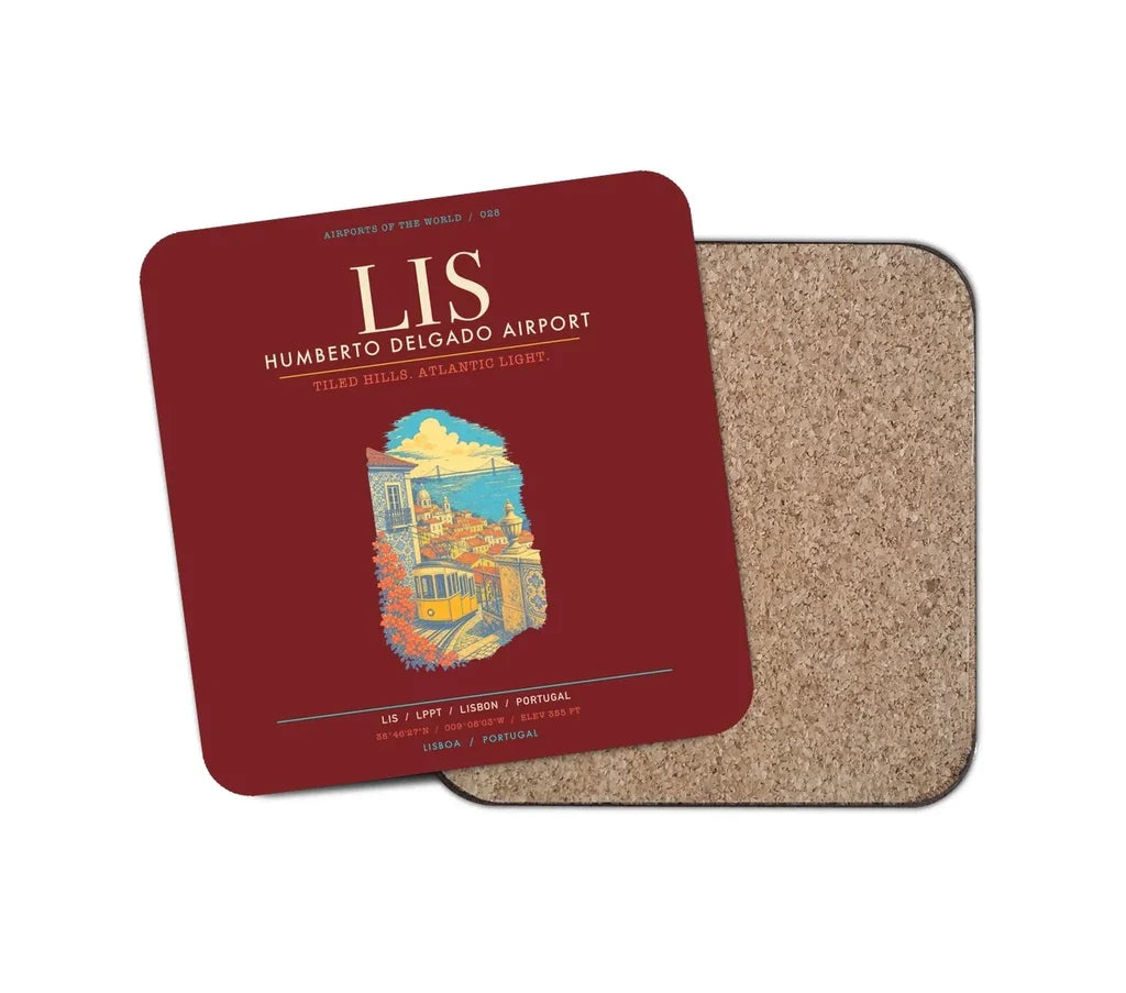 Lisbon Humberto Delgado Airport LIS - Dark Red