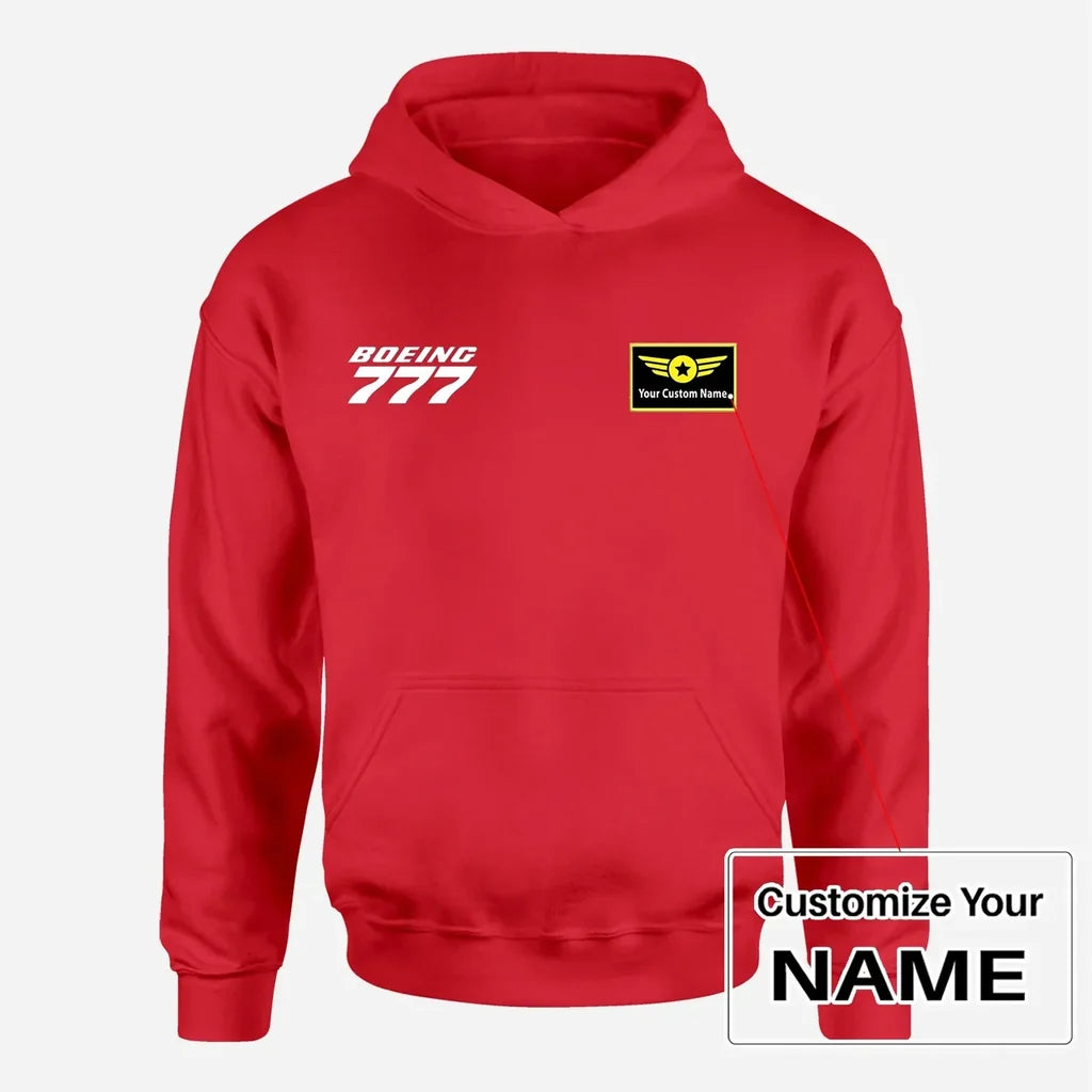 Customisable Boeing 777 Hoodie - view 17