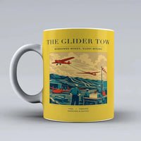 Thumbnail for VINTAGE G4249 - The Glider Tow - Ceramic Mug design on yellow