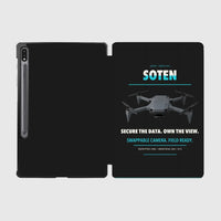 Thumbnail for ACSL SOTEN design on black samsung tablet tablet case