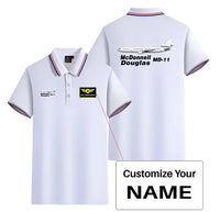 Thumbnail for Customisable McDonnell Douglas MD-11 Polo Shirt - view 17