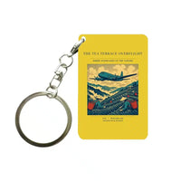 Thumbnail for VINTAGE G4342 - The Tea Terrace Overflight - Designed Key Chain design on yellow