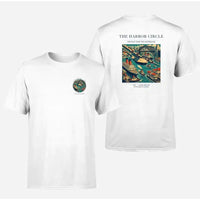 Thumbnail for VINTAGE G4059 - The Harbor Circle - Double-Side T-Shirt design on white double side t shirt