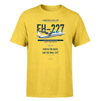 Thumbnail for Fairchild Hiller FH-227B design on yellow single side