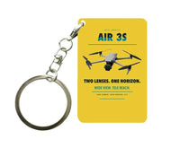 Thumbnail for DJI Air 3S Key Chain design on yellow key chain