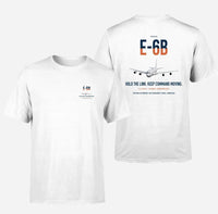 Thumbnail for E-6B Mercury design on white double-side t-shirt, double-side print
