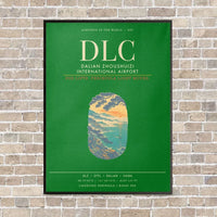Thumbnail for Dalian Zhoushuizi International Airport DLC - Canvas Framed - Green