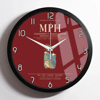 Thumbnail for Godofredo P. Ramos Airport Boracay Caticlan MPH Wall-Clock Framed - Dark Red