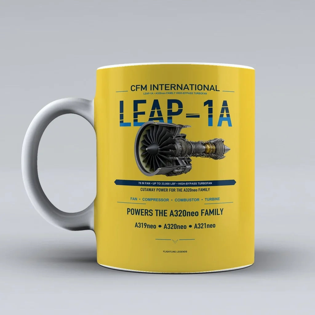 Mug design on yellow leap 1a