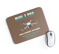 Thumbnail for DJI Mini 3 Pro design on brown rectangle mouse pad
