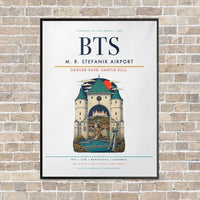 Thumbnail for M. R. Stefanik Airport BTS - Canvas Framed - White