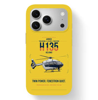 Thumbnail for Airbus H135 design on yellow magsafe iphone case, for iPhone 17 Pro