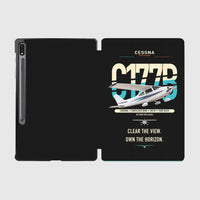 Thumbnail for Cessna 177B Cardinal design on black samsung tablet tablet case