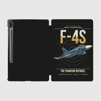 Thumbnail for F-4S Phantom II design on black samsung tablet tablet case