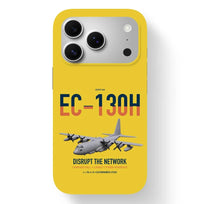 Thumbnail for EC-130H Compass Call design on yellow magsafe iphone case, for iPhone 17 Pro