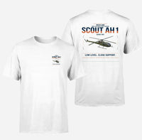 Thumbnail for Westland Scout AH1 design on white t-shirt, double-side print