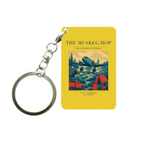 Thumbnail for VINTAGE G4282 - The Muskeg Hop - Designed Key Chain design on yellow