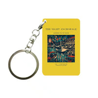 Thumbnail for VINTAGE G4063 - The Night Anchorage - Designed Key Chain design on yellow