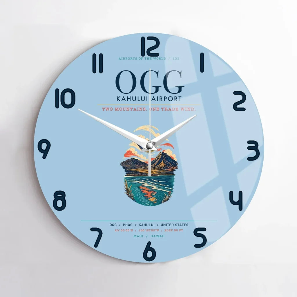 Kahului Airport OGG - Blue