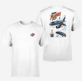 Double-Side Printing — How Planes Fly V2 Double-Side T-Shirt