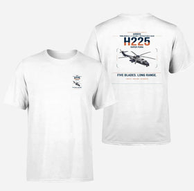 Double-Side Printing — Airbus H225 Double-Side T-Shirt