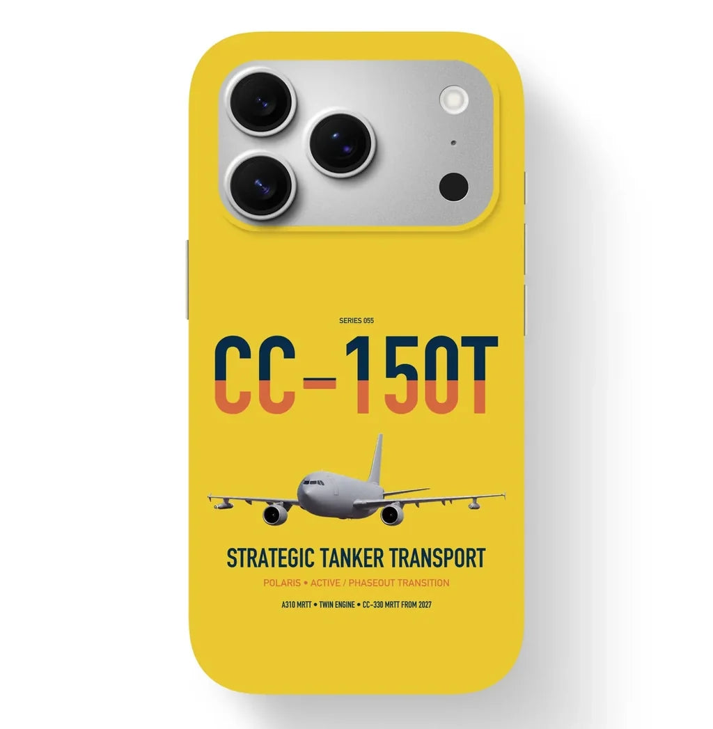 Airbus CC-150T Polaris design on yellow magsafe iphone case, for iPhone 17 Pro