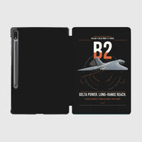 Thumbnail for Avro Vulcan B2 design on black samsung tablet tablet case