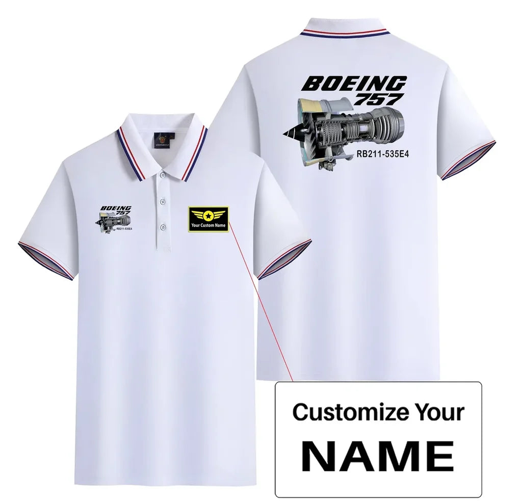 Customisable Boeing 757 Polo Shirt - view 17