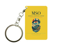 Thumbnail for Missoula Montana Airport (MSO) design on yellow key chain