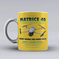 Thumbnail for Matrice 4D Mug design on yellow dji