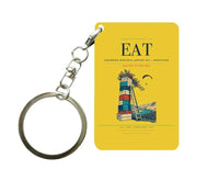 Thumbnail for Pangborn Memorial Airport (EAT) design on yellow key chain