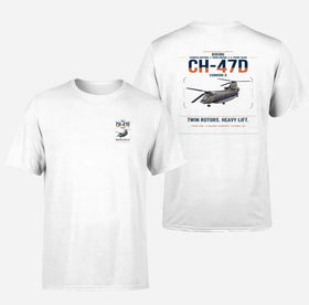 Double-Side Printing — Boeing CH-47D Double-Side T-Shirt