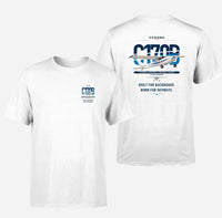 Thumbnail for Cessna 170B design on white t-shirt, double-side print
