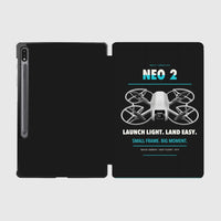 Thumbnail for DJI Neo 2 design on black samsung tablet tablet case