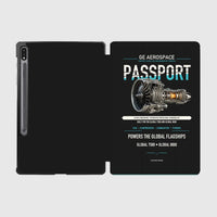 Thumbnail for PASSPORT design on black samsung tablet tablet case