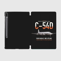 Thumbnail for C-54D Skymaster design on black samsung tablet tablet case