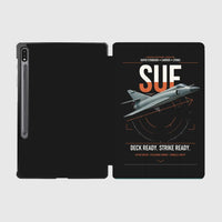 Thumbnail for Dassault Super Étendard design on black samsung tablet tablet case