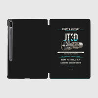 Thumbnail for JT3D design on black samsung tablet tablet case